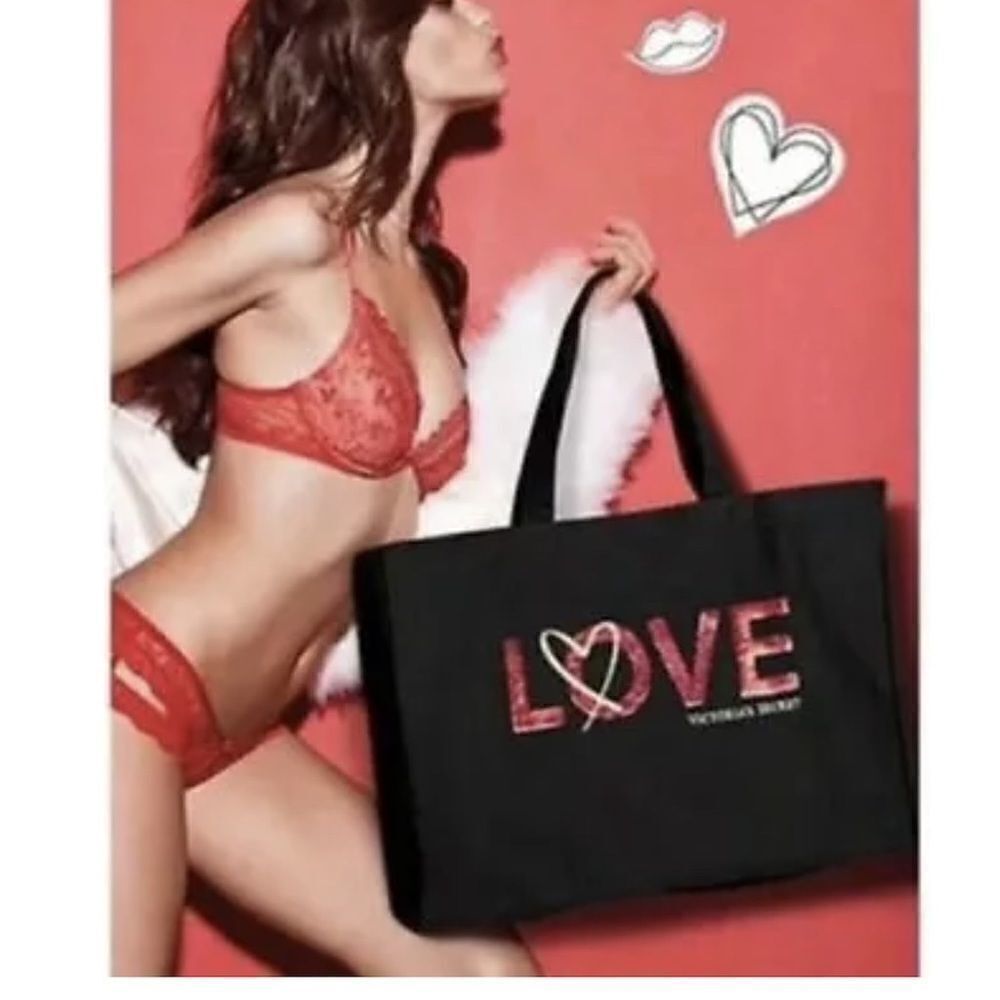 Victorias Secret oversized Sequin limited Ed tote